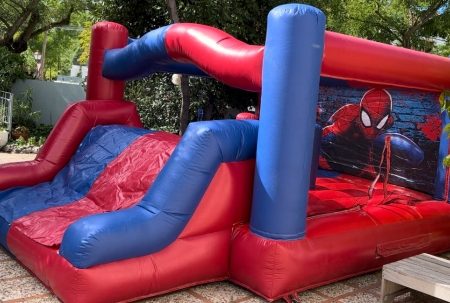 castillo hinchable Spiderman xl