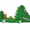 alquiler de castillos hinchables Madrid pasarela-acuática-cocodrilo