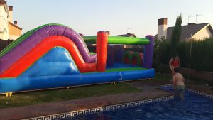 Castillo Hinchable Pista Americana — alquiler en Fuenlabrada