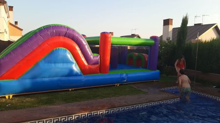 Alquiler Castillo-Hinchable-Madrid-pista americana