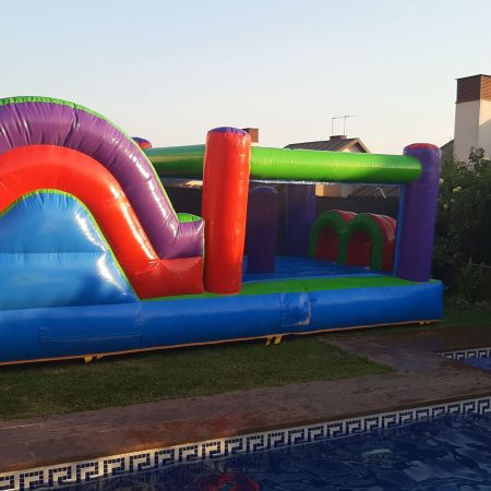 Alquiler Castillo-Hinchable-Madrid-pista americana