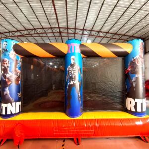 Cama elástica hinchable Fortnite para fiestas infantiles en Madrid