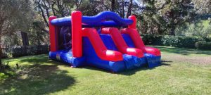 Castillo Hinchable Doble Tobogán Star Wars — alquiler en Coslada