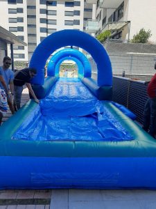 Deslizador Acuático con Piscina 13 m — alquiler en Leganés